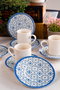 Hermia Meyra 12 Juego de Tazas de Café y Platos de Porcelana